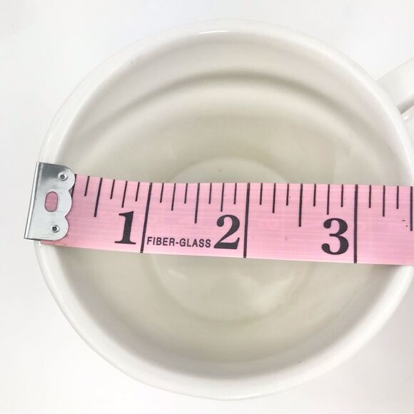Anthropologie White Monogram S Pedestal Mug - Picture 6 of 12